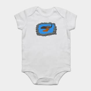 Capybara Hot Spring Baby Bodysuit